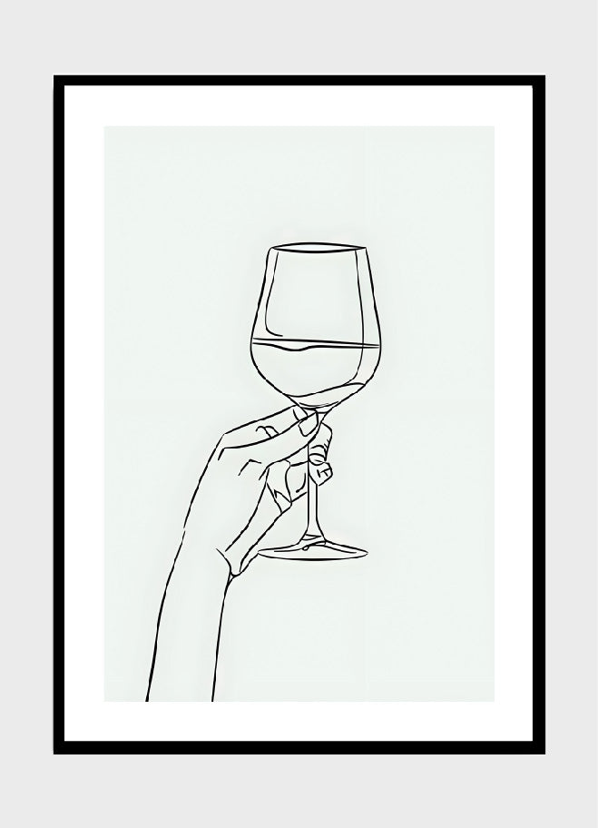 Minimal Wine Glass