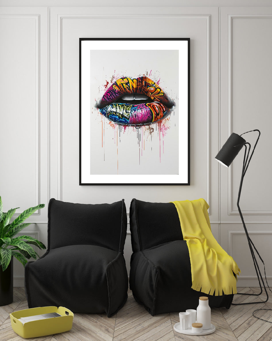Graffiti Lips