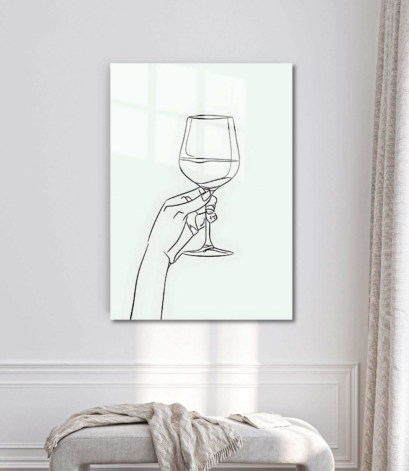 Minimal Wine Glass